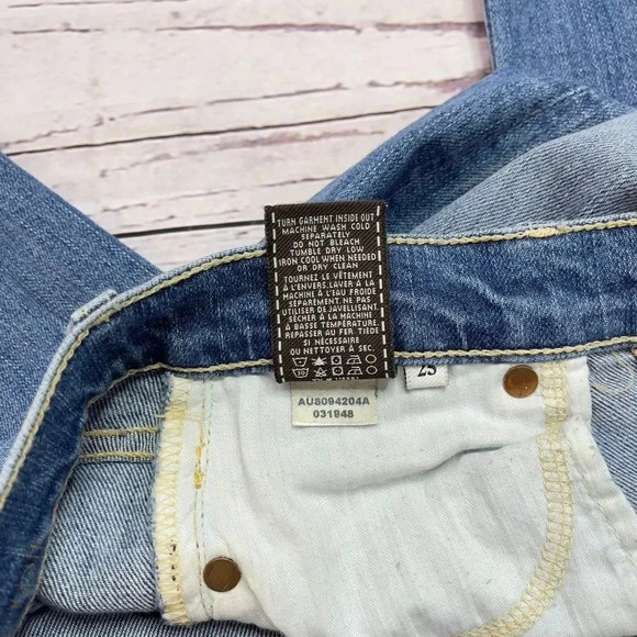 7 For All Mankind The Skinny Crop & Roll Jeans - Picture 7 of 14